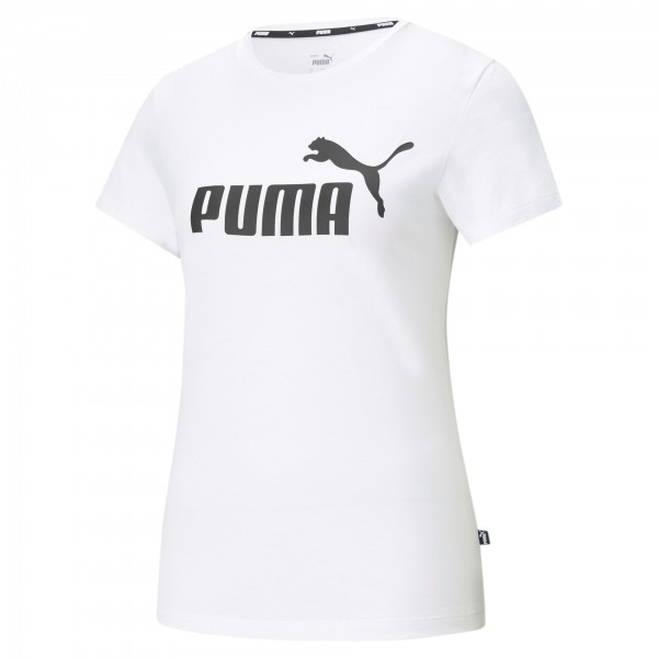 Puma ESS Logo Tee Damen T-Shirt 586774 (Weiß 02)