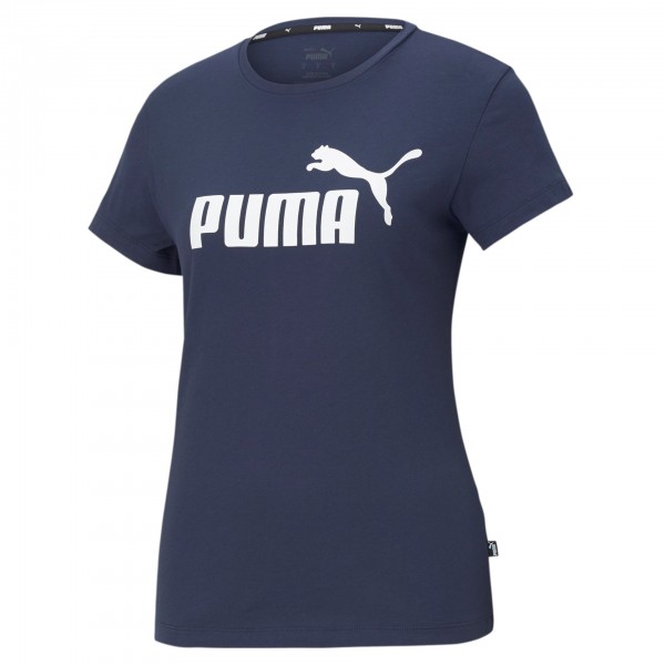 Puma ESS Logo Damen T-Shirt 586775 (Blau 06)