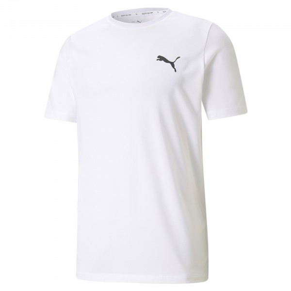 Puma Active Small Logo Tee Herren T-Shirt 586725 (Weiß 02)