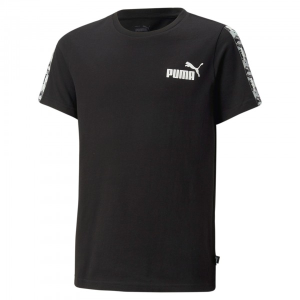 Puma ESS Tape Camo B Kinder T-Shirt 673234 (Schwarz 01)