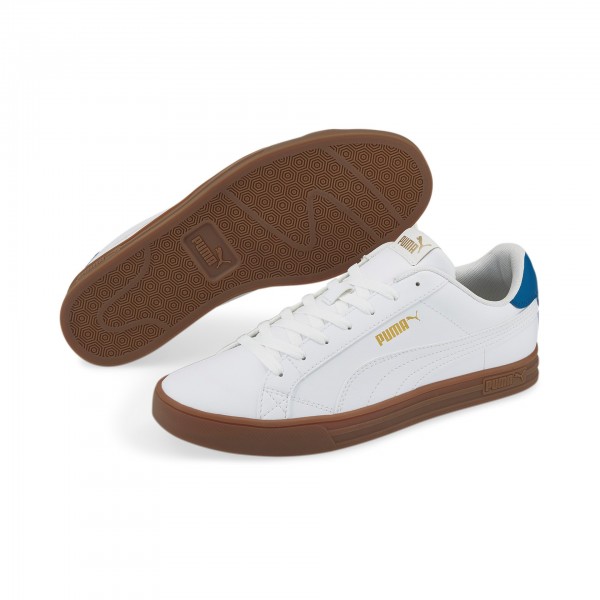 Puma Smash Vulc V3 LO Herren Sneaker 380752 (Weiß 08)