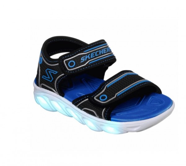 Skechers Hypno-Flash 3.0 Kinder Sandale 90522L (Schwarz-BKBL)