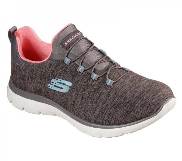 Skechers Summits - Quick Getaway Damen Sneaker 12983 (Grau-GYCL)