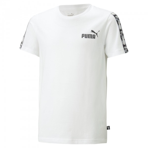 Puma ESS Tape Camo B Kinder T-Shirt 673234 (Weiß 02)