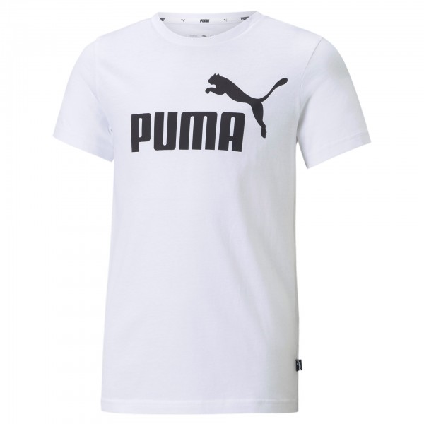 Puma ESS LOGO TEE B Kinder T-Shirt 586960 (Weiß 02)