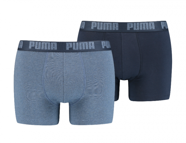 Puma 6er Pack Basic Boxer Herren Boxershorts 521015001 (Blau 037)