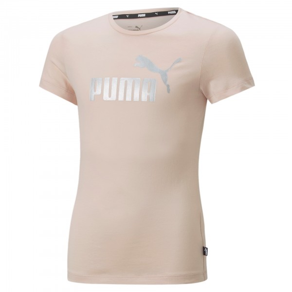 Puma ESS+ Logo Tee G Kinder T-Shirt 846953 (Rosa 47)
