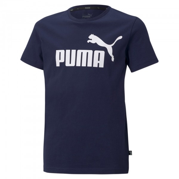 Puma ESS LOGO TEE B Kinder T-Shirt 586960 (Blau 06)