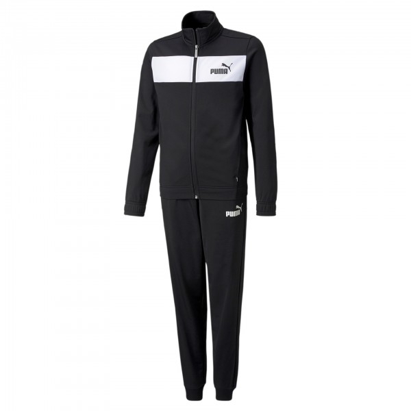 Puma Poly Suit CL B Kinder Trainingsanzug 589371 (Schwarz 01)