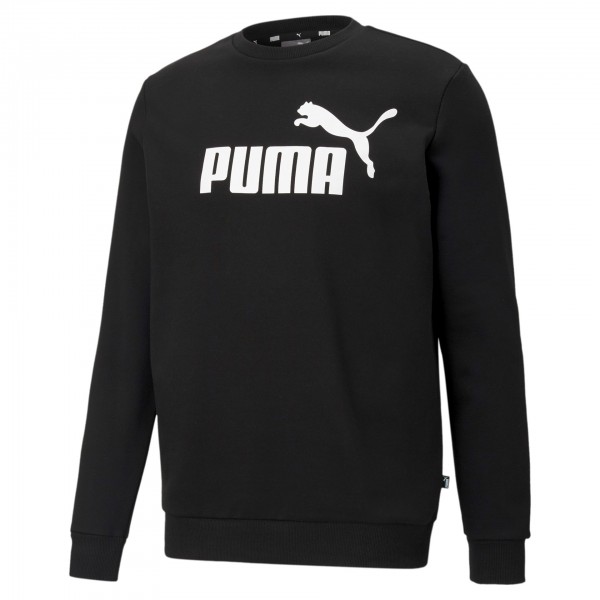 Puma ESS Big Logo Crew FL Herren Sweatshirt 586678 (Schwarz 01)