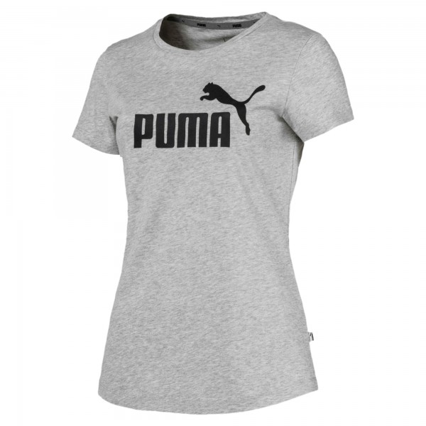 Puma ESS Logo Tee Damen T-Shirt (Grau 04)