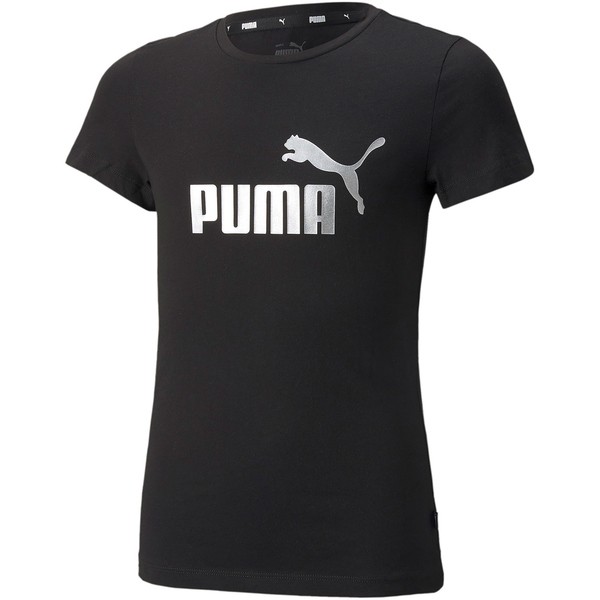 Puma ESS + Logo Tee G Kinder T-Shirt 846953 (Schwarz 01)