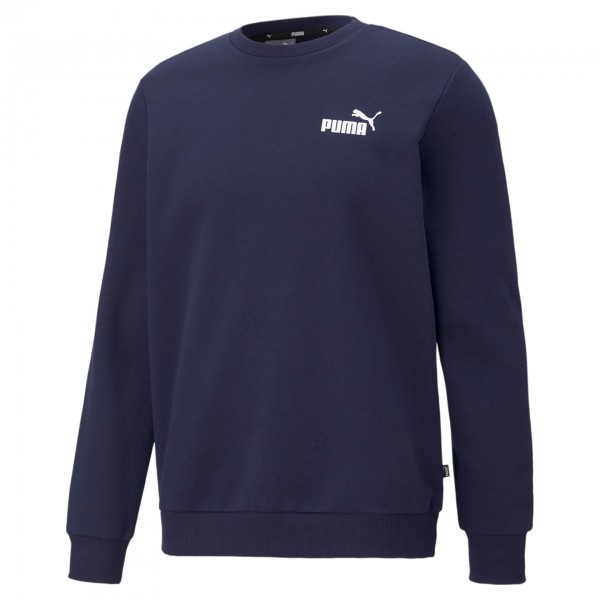 Puma ESS Small Logo Crew FL Herren Sweatshirt 586682 (Blau 06)