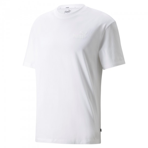 Puma ESS+ Relaxed Tee Herren T-Shirt 847414 (Weiß 02)