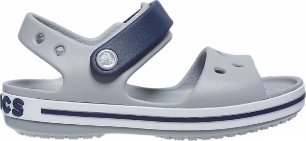 Crocs Crocband Sandal Kinder Sandale (Light Grey/Navy)