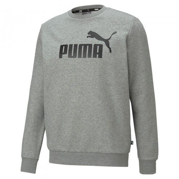 Puma ESS Big Logo Crew FL Herren Sweatshirt 586678 (Grau 03)