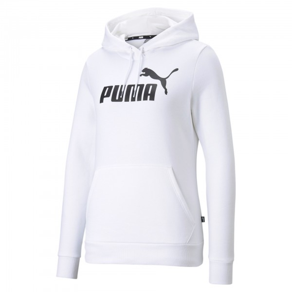 Puma ESS Logo FL Damen Hoodie 586788 (Weiß 02)