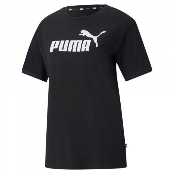 Puma ESS Logo Boyfriend Damen T-Shirt 586868 (Schwarz 01)