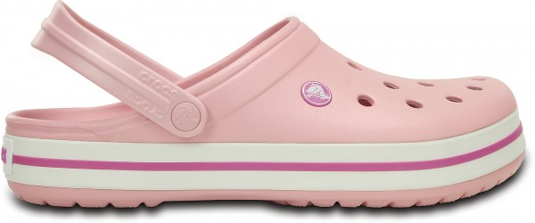 Crocs Crocband Clogs (Pearl Pink-Wild Orchid)
