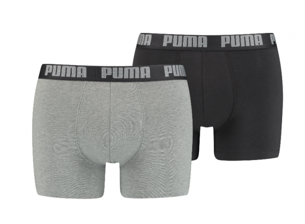 Puma 6er Pack Basic Boxer Herren Boxershorts 521015001 (Grau 691)