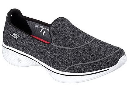 Skechers Gowalk4 - Super Sock 4 Damen Sneaker 14161(Schwarz-BKW)
