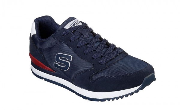 Skechers Sunlite – Waltan Herren Sneaker 52384 (Blau-NVY)