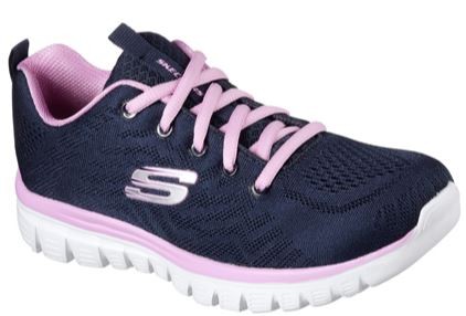 Skechers Graceful - Get connected Damen Sneaker 12615 (Blau-NVPK)