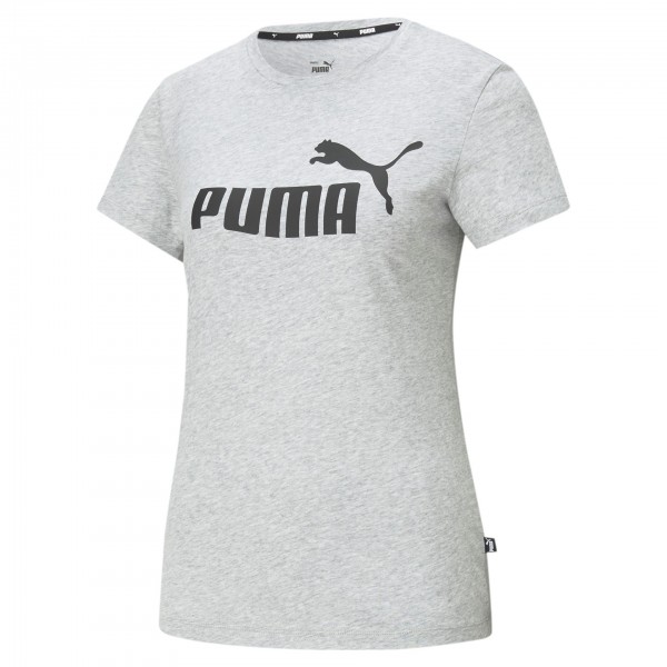 Puma ESS Logo Tee Damen T-Shirt 586774 (Grau 04)