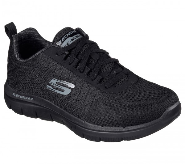 Skechers Flex Advantage 2.0 - The Happs Herren Sneaker 52185 (schwarz-BBK)