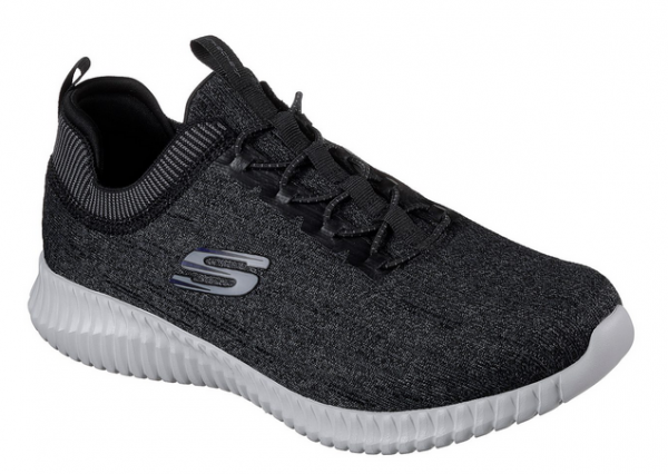 Skechers Elite Flex - Hartnell Herren Sneaker 52642 (Schwarz/Grau-BKGY)