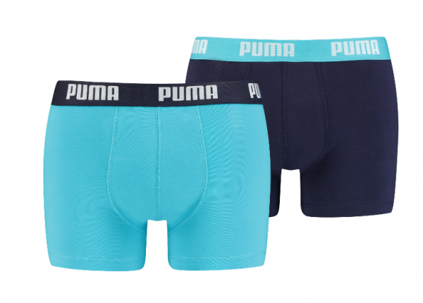Puma 2er Pack Basic Boxer Herren Boxershorts 521015001 (Blau 796)