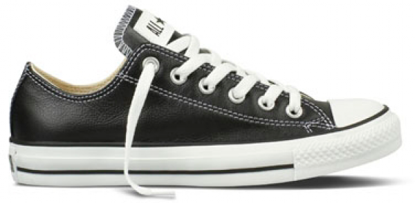 Converse Chucks Taylor All Star Low Leder Sneaker 132174C (black)