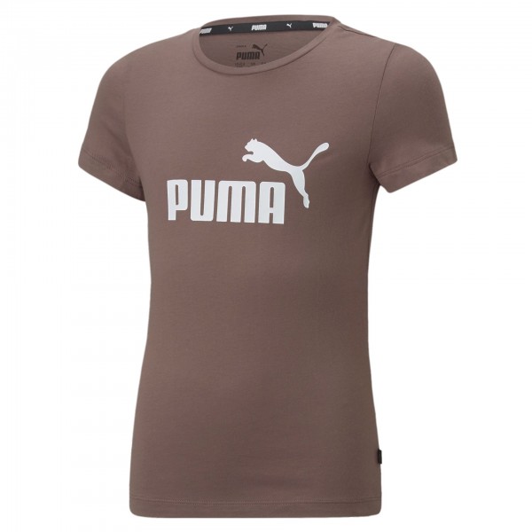Puma ESS Logo Tee G Kinder T-Shirt 587029 (Braun 75)