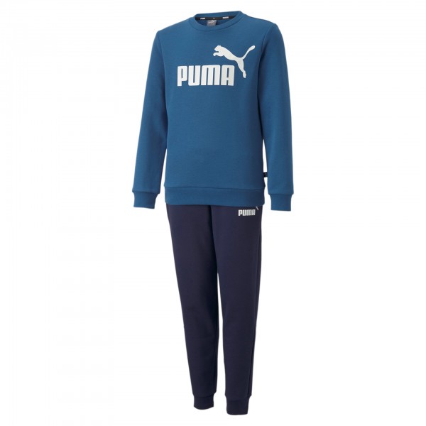 Puma No.1 Logo Sweat Suit FL B Kinder Jogginganzug 670884 (Blau 17)