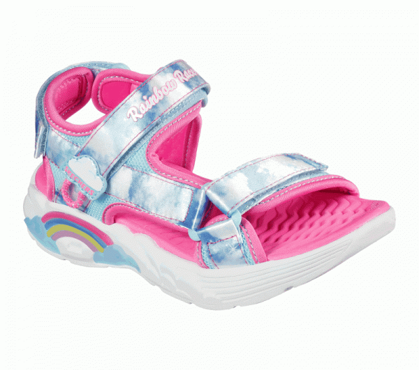 Skechers Rainbow Racer Sandal - Summer Sky Kinder Sandale 302975 (Blau-BLU)
