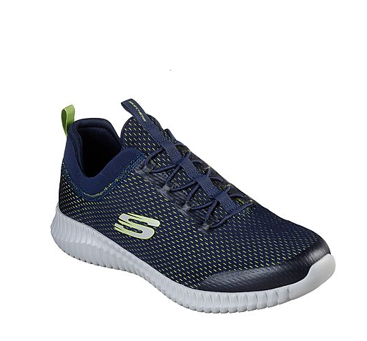 Skechers Elite Flex - Belburn Herren Sneaker 52529 (Blau-NVLM)