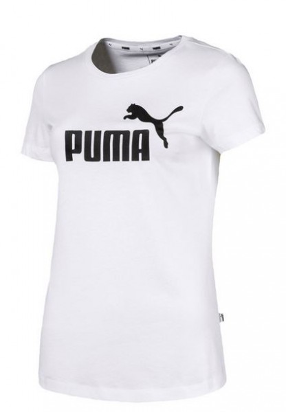 Puma ESS Logo Tee Damen T-Shirt (Weiss 02)