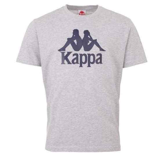 Kappa Caspar Herren T-Shirt 303910 (Grau 15-4101M)