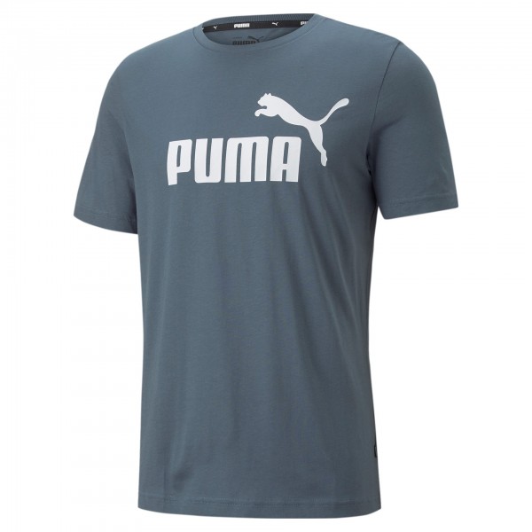 Puma ESS Logo Tee Herren T-Shirt 586667 (Blau 10)