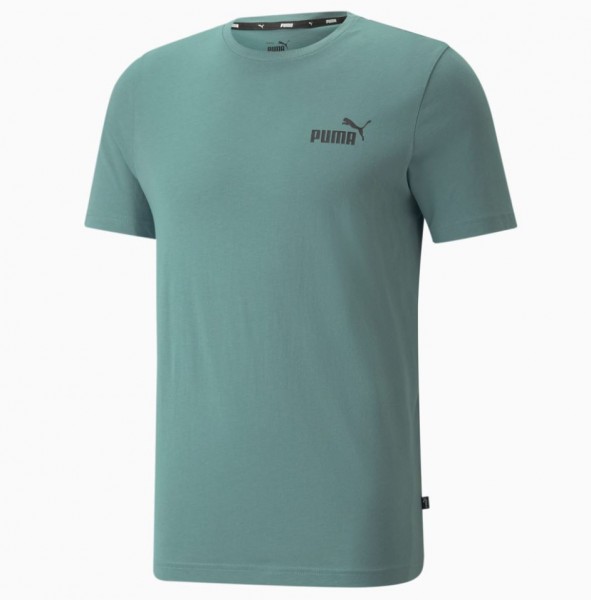 Puma ESS Small Logo Tee Herren T-Shirt 586669 (Grün 50)